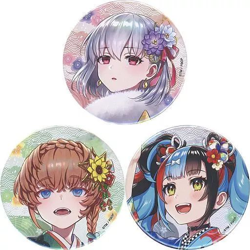 【中古】バッジ・ピンズ [単品] ヴァン・ゴッホ＆カーマ＆清少納言 缶バッジ3種セット 「C99 Fate/Grand Order 森倉円描き下ろしイラスト使用 カルデア小町セット」