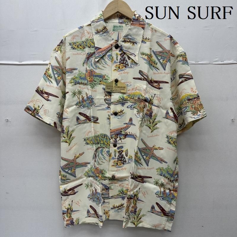 サンサーフ SPECIAL EDITION ROYAL HAWAIIAN PAA AIR TRAVEL 総柄 アロハ シャツ SS30219 メンズ XL ISItems【USED】【古着】【中古】50160468