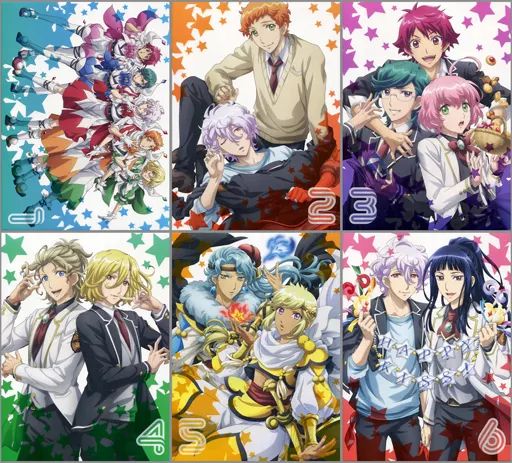 【中古】アニメBlu-ray Disc 美男高校地球防衛部HAPPY KISS! 初回限定仕様 全6巻セット