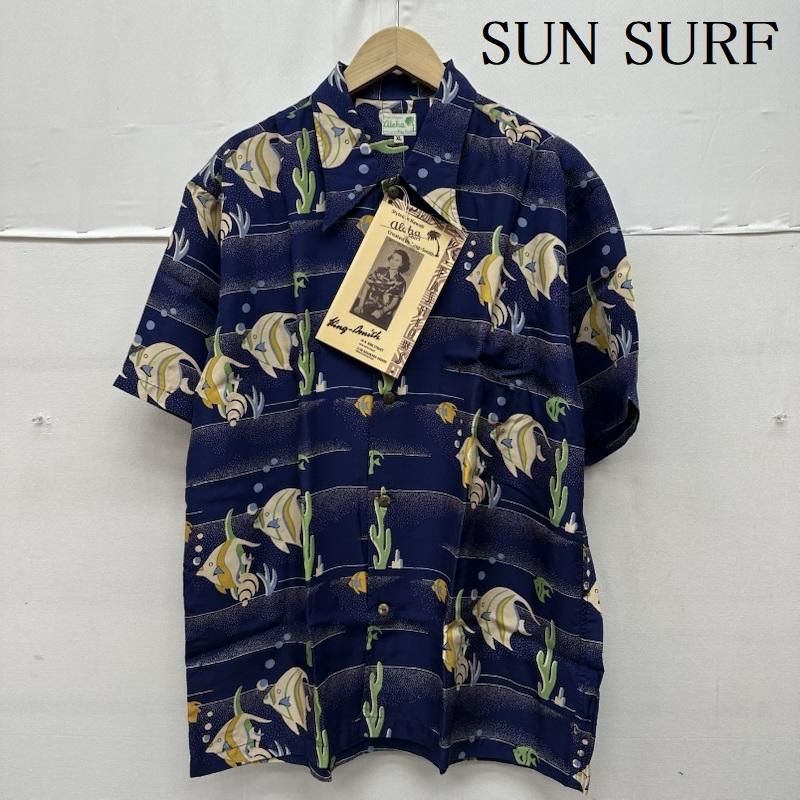 サンサーフ SPECIAL EDITION ALOHA KIHI KIHI シルク アロハ シャツ SS30210 メンズ XL ISItems【USED】【古着】【中古】50160472