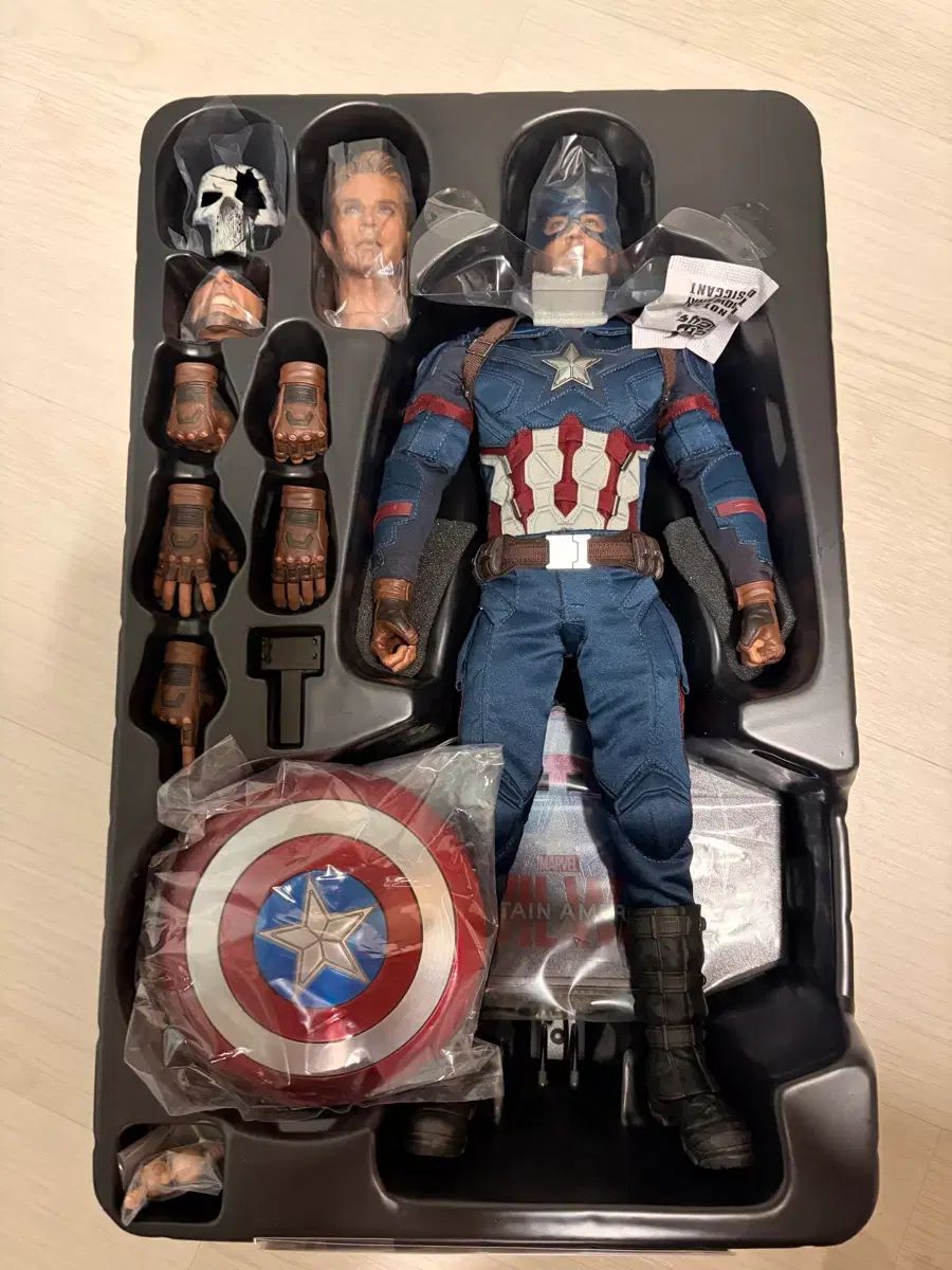 ホットトイズ シビルウォー キャプテンアメリカ 出品