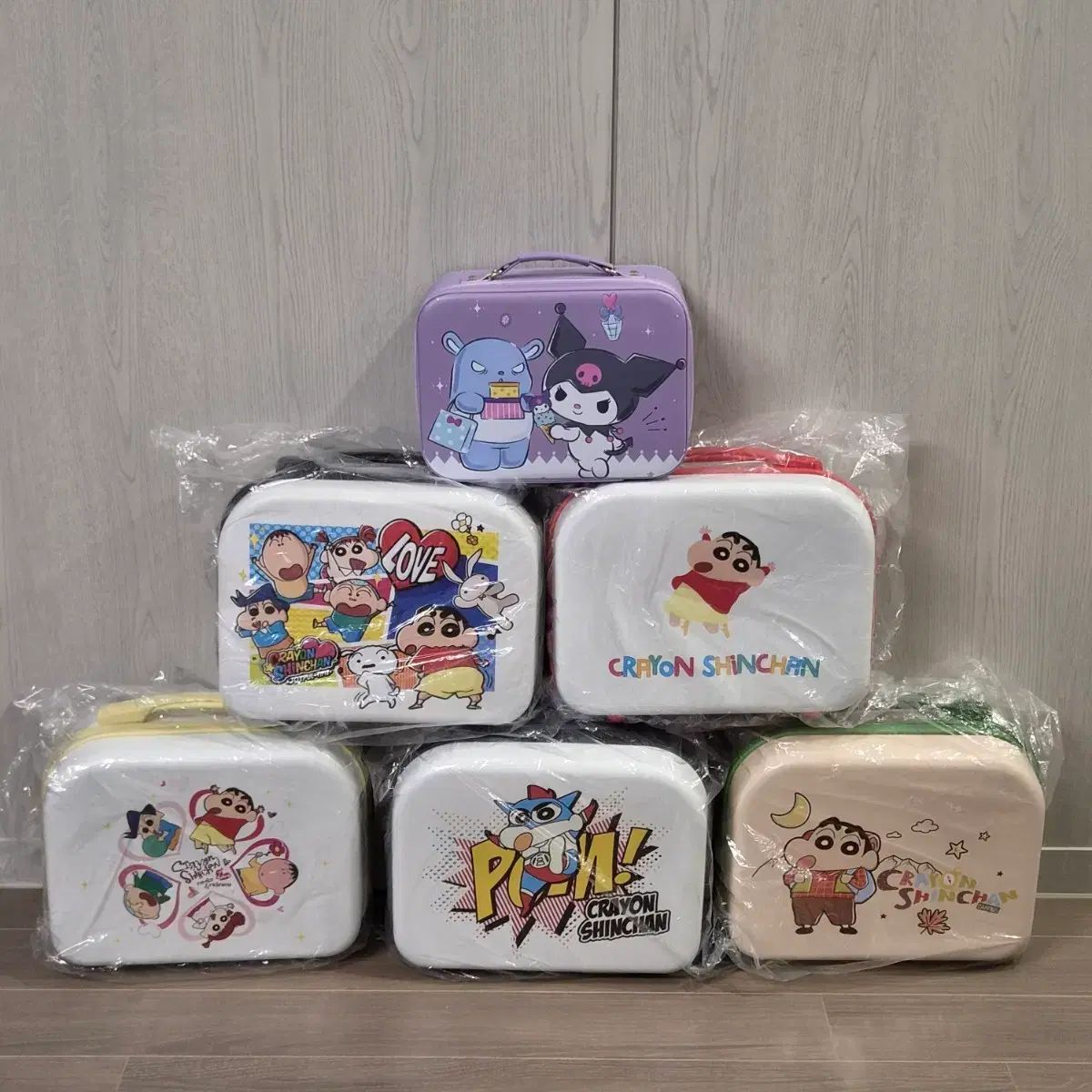 クレヨンしんちゃん ミニ キャリアー ミニキャリーケース サンリオ クロミ ウェイクメイク ボックス