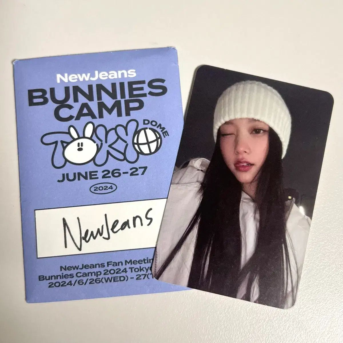 NewJeans (ニュージーンズ・ニュジ) ヘリン TOKYO 東京 ドーム BUNNIES CAMP ファンミーティング プレミアム 特典 トレカ 9,972円