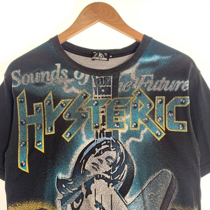ヒステリックグラマーＴシャツ HYSTERIC GLAMOUR ヒステリックグラマー 17SS LIGHTNING T-Shirt