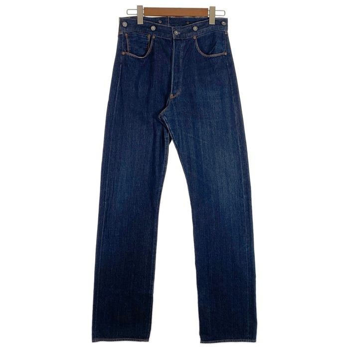90's Levi's リーバイス 1873 XX waist overall 125周年 復刻 赤耳 ボタン裏555 デニムパンツ インディゴ 125-0024 USA製 Size W33 L36