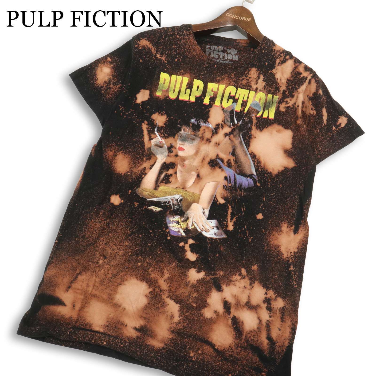 PULP FICTION パルプフィクション☆ 春夏 半袖 ムラ加工 プリント