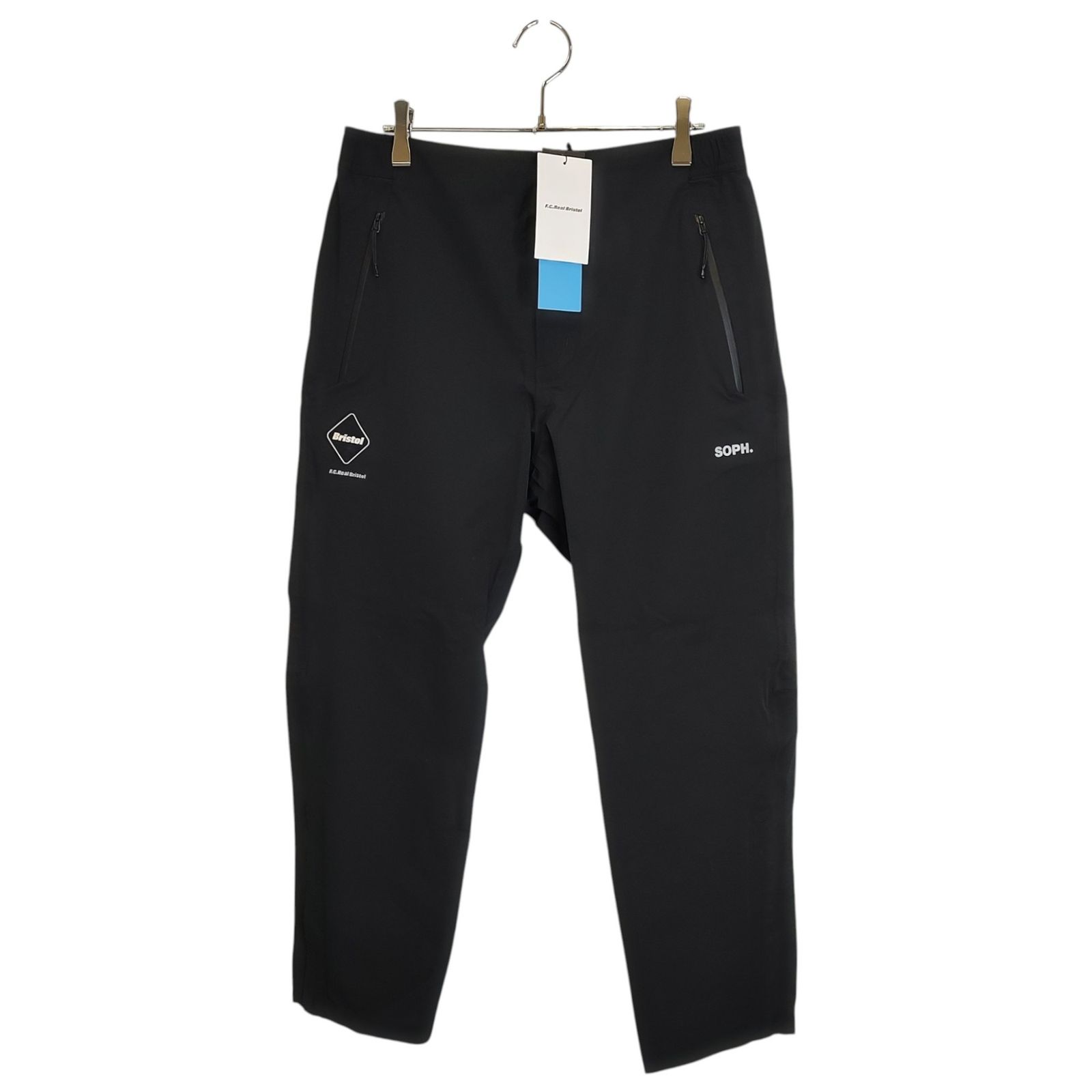 F.C.Real Bristol エフシーレアルブリストル 25SS AUTHENTIC UTILITY TEAM PANTS ストレッチナイロン ユーティリティ パンツ FCRB-250002 S ブラック メンズ