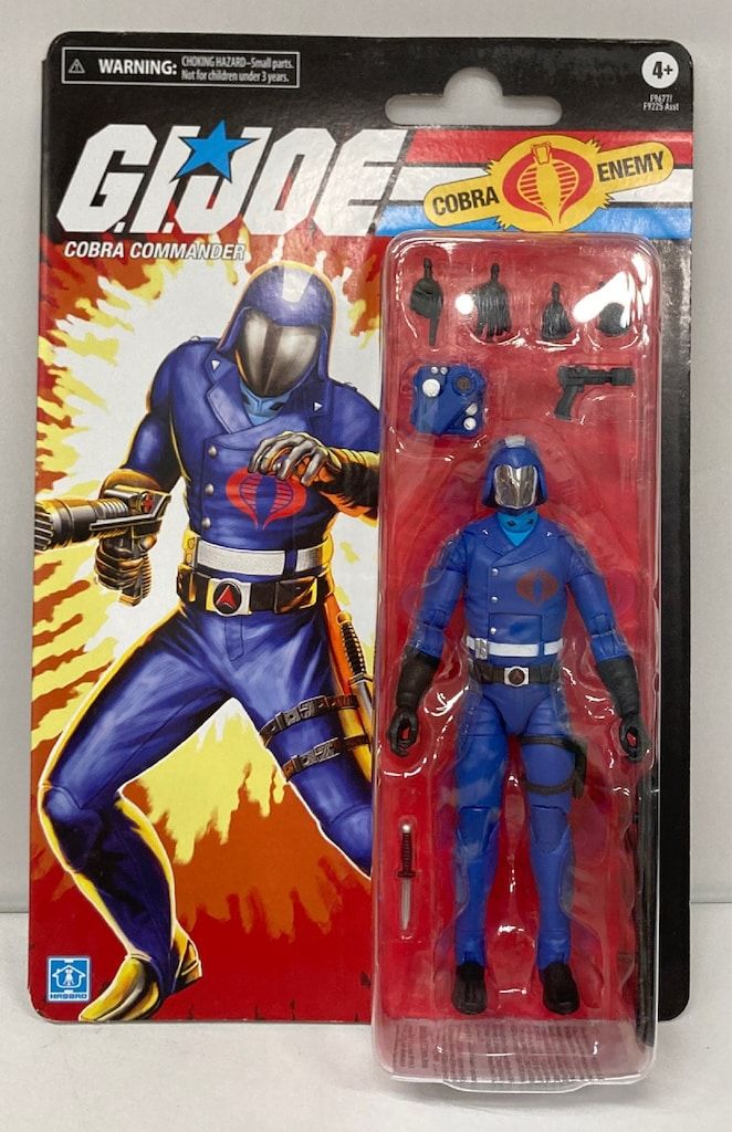 HASBRO RETRO CLASSIFIED COBRA COMMANDER F9677