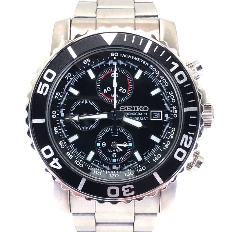 SEIKO セイコー ダイバー クロノグラフ 腕時計 7T62-0CV0おまけ付 美品・コマ付き】SEIKO セイコー／クロノグラフ ダイバーズ 7T62-0CV0