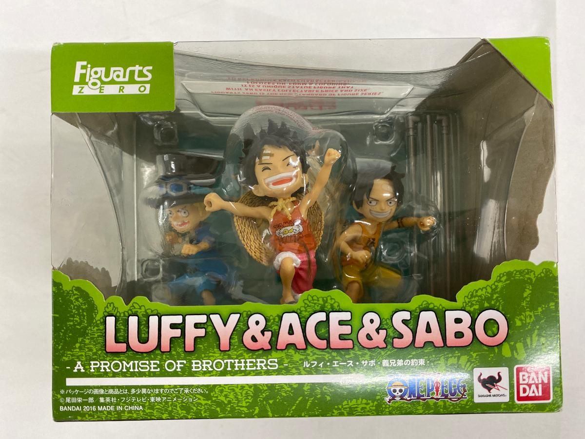 未開封】フィギュアーツZERO ONE PIECE ルフィ・エース・サボ -義兄弟