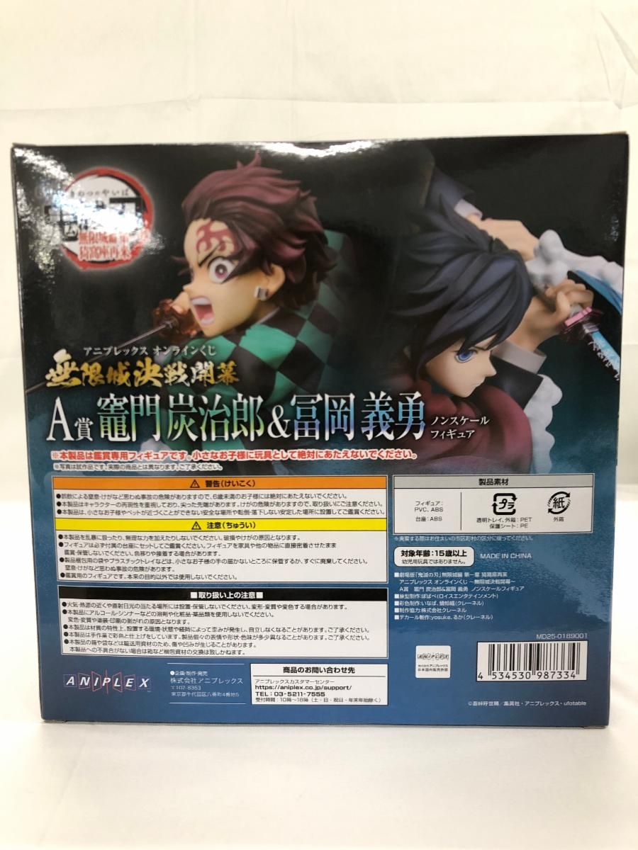 未開封】竈門炭治郎＆冨岡義勇 「アニプレックス オンラインくじ 劇場