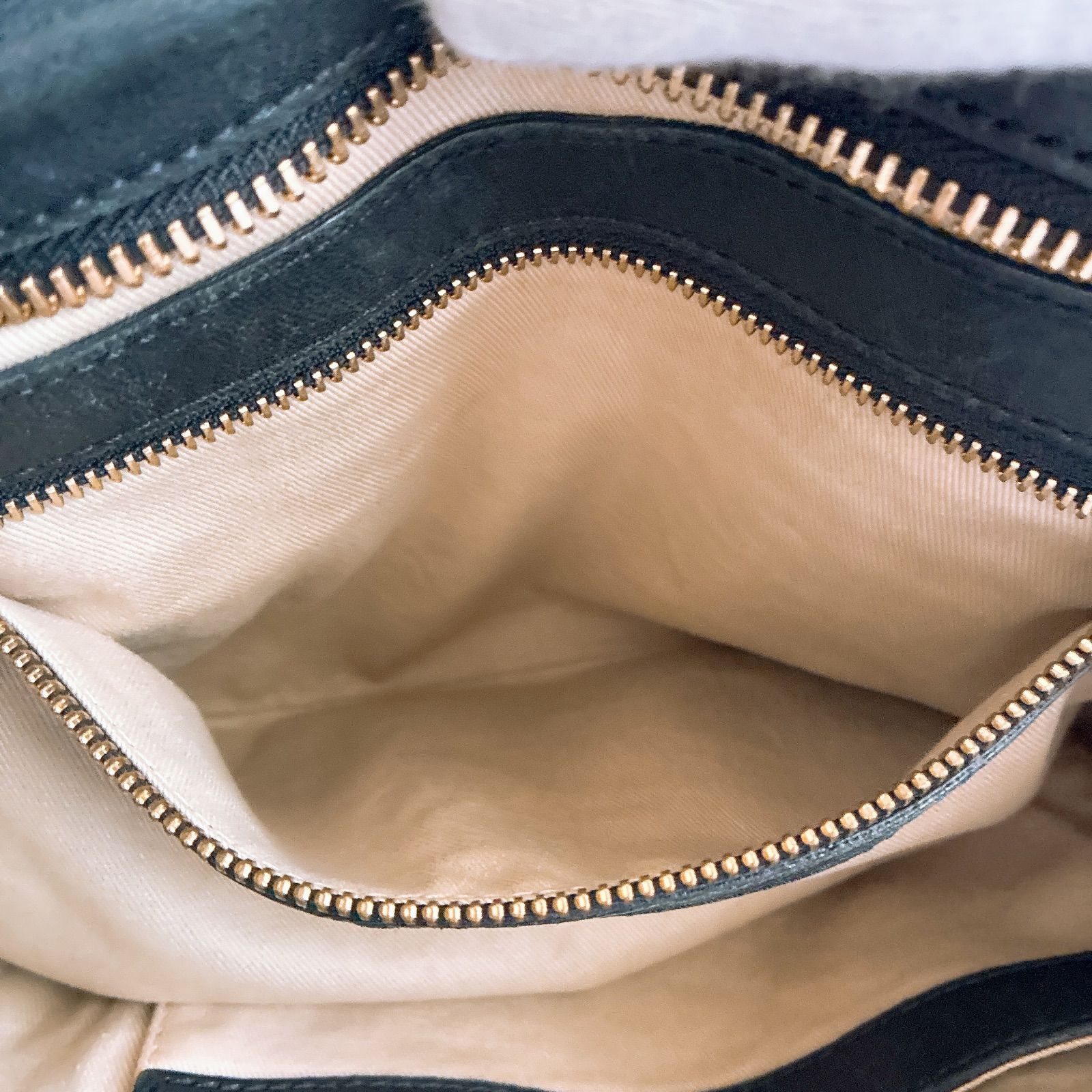 Chloe クロエ エテル ハンドバッグ 2way ブラック ゴールド金具 レザー