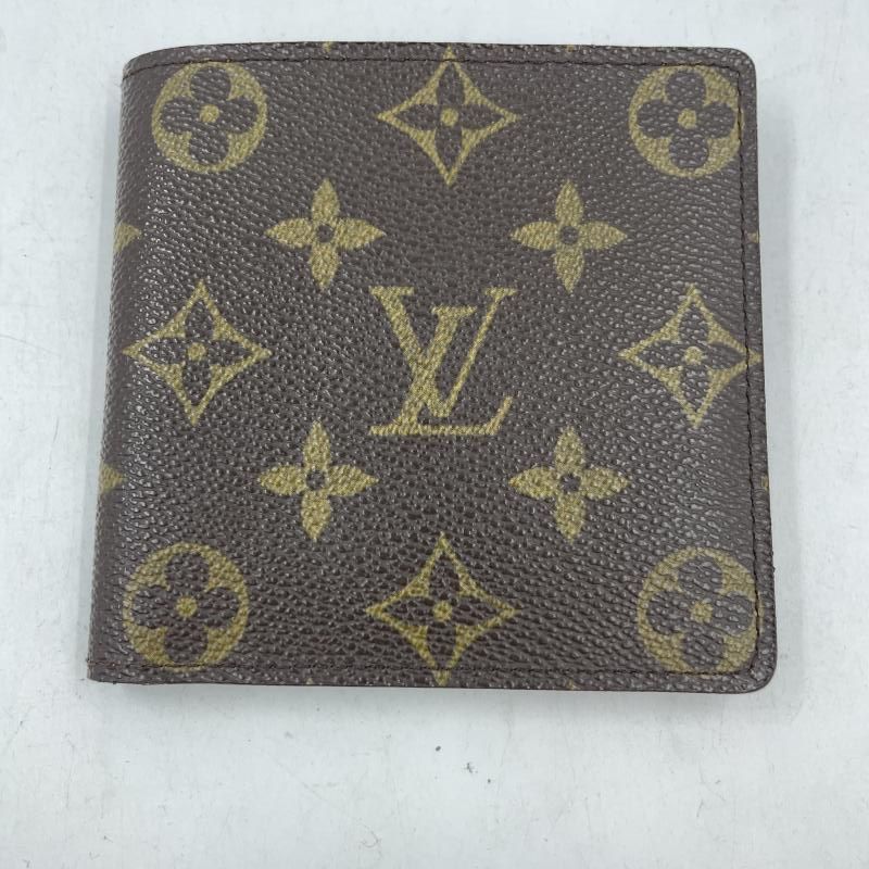 【中古】LOUIS VUITTON モノグラム ポルトビエカルトクレディ モネ 二つ折り財布 M61665 ルイヴィトン[24]