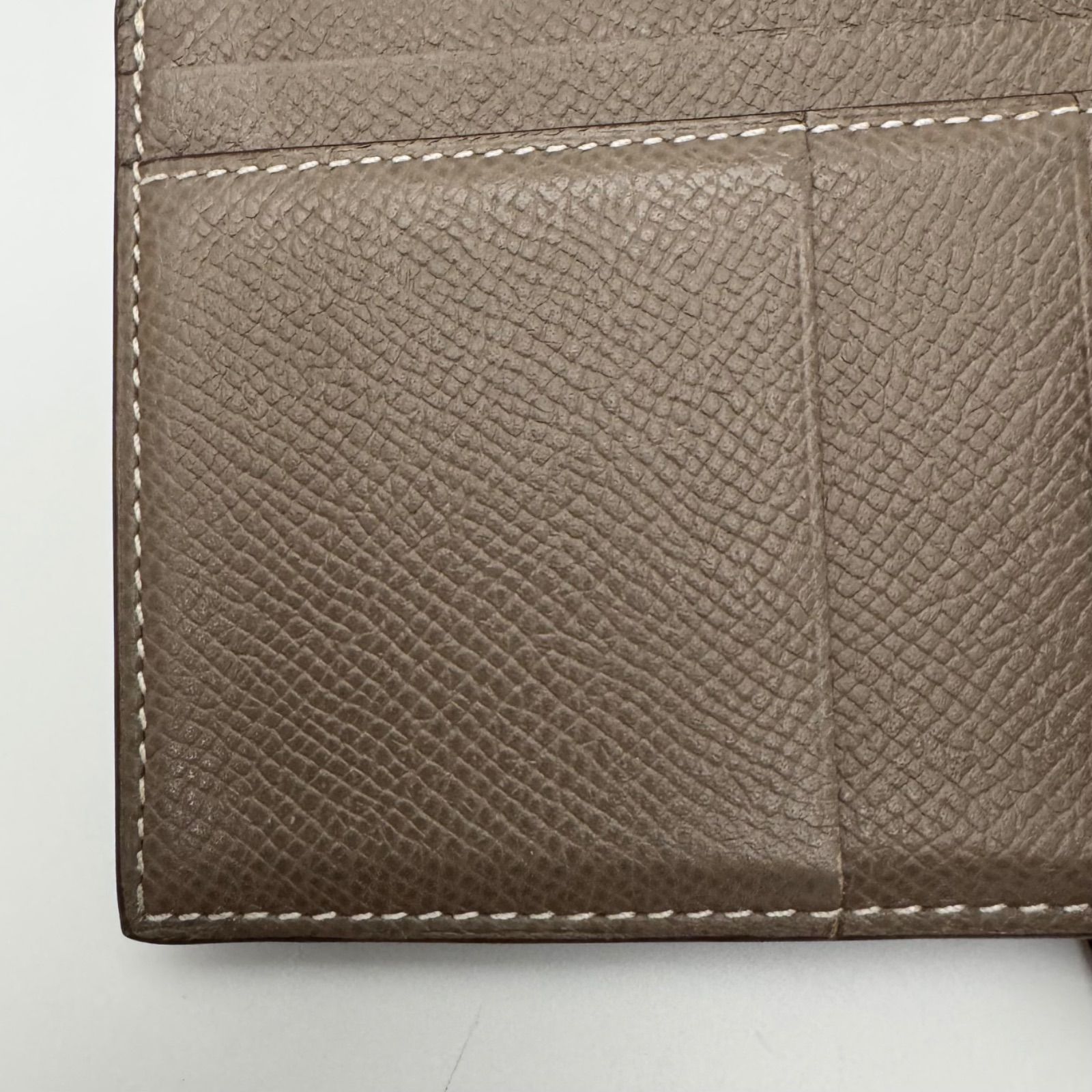 HERMES 【正規品|鑑定書付】ベアンスフレ エトゥープ シルバー金具 