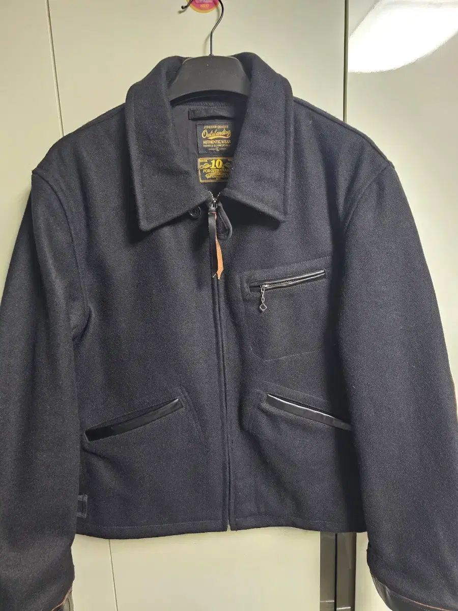 OUTSTANDING 30S WOOL SPORTS JACKET_BLACK Lサイズ