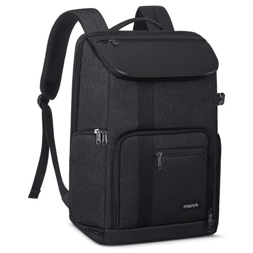 MOSISO カメラバッグ バッグパック 17.3インチ 対応機種Canon/Nikon/Fuji、DSLR/SLR/ミラーレス カメラケース 大容量 パソコン収納 スペース付き 男女兼用 仕切り 三脚ホルダー ＆ レインカバー付き(スペース 77f36bcf