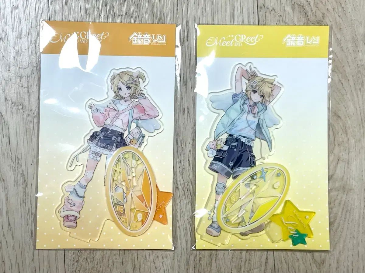 未開封/まとめ売り) Withmuu ウィズミュー MEET＆GREET ポップアップ 鏡音 リン レン アクリル スタンド