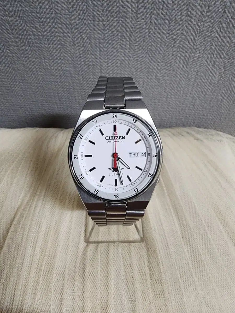 ヴィンテージ CITIZEN シチズン オート Tシャツ デイト シースルー バッグ 時計 20,850円