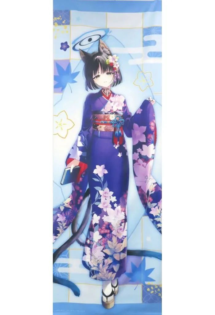 中古】タペストリー 桐生キキョウ 特大タペストリー 「ブルー