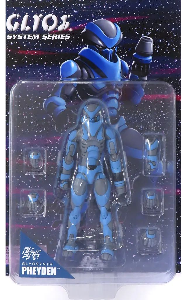 【中古】フィギュア GLYOSYNTH Pheyden(青) 「Onell Design×1000toys」 nu：synth 1/12 アクションフィギュア