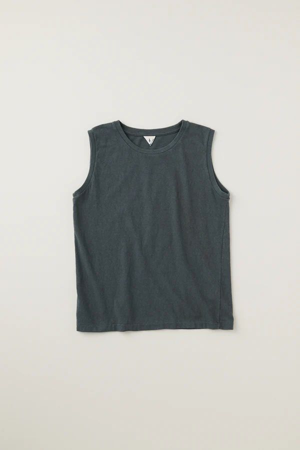 FilMelange フィルメランジェ ELENI2 エレニ2 612 charcoal khaki ノースリーブ タンクトップ