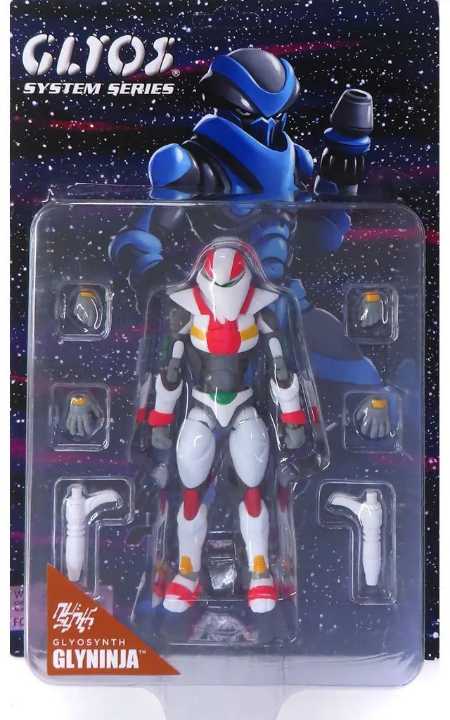 【中古】フィギュア GLYOSYNTH Glyninja(白) 「Onell Design×1000toys」 nu：synth 1/12 アクションフィギュア
