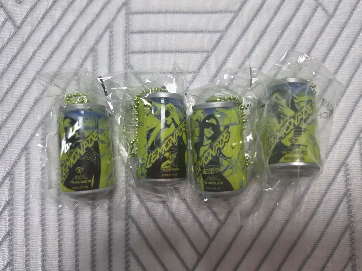 aespa（エスパ）レモネード カン キーホルダー 4個 セット