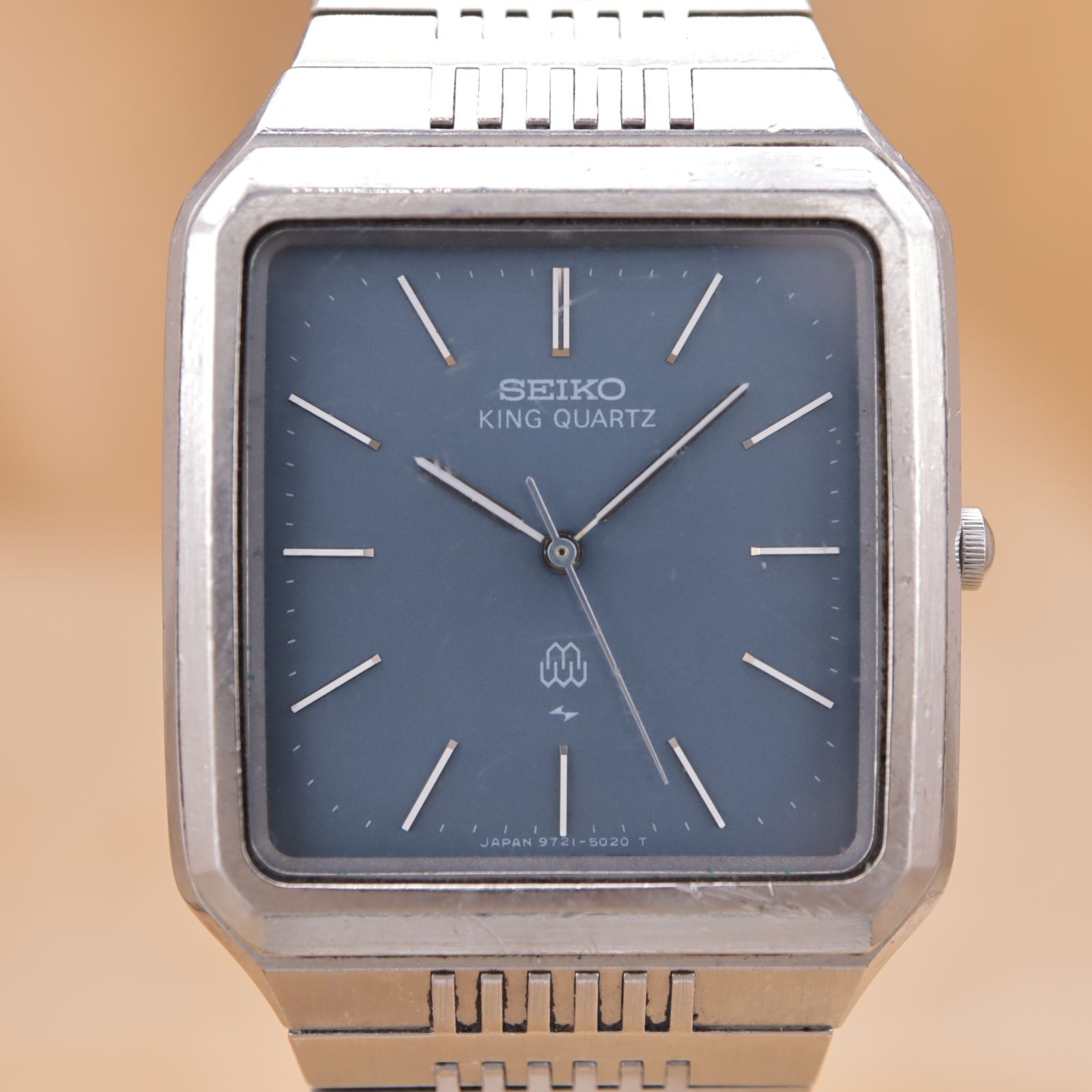 セイコー キングクォーツ 9721-5020 SEIKO KING QUARTZ ブルー文字盤 