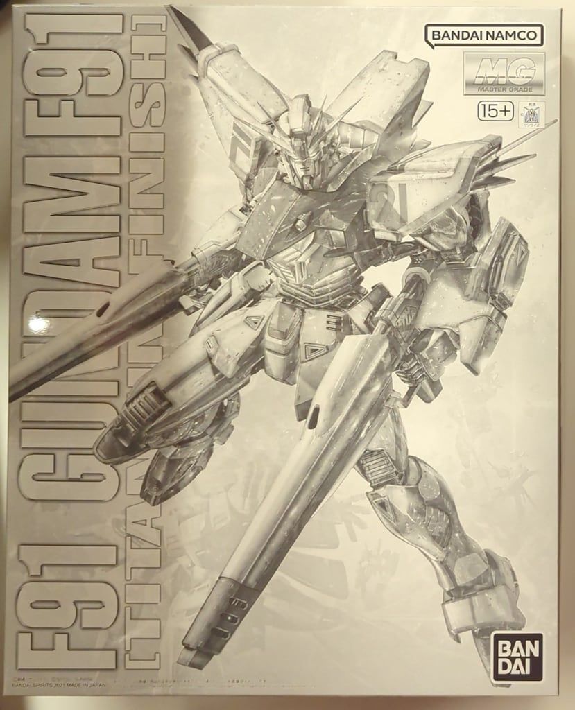 BANDAISPIRITS MG 1/100 バンダイナムコ版 ガンダムF91 Ver.2.0[チタニウムフィニッシュ]