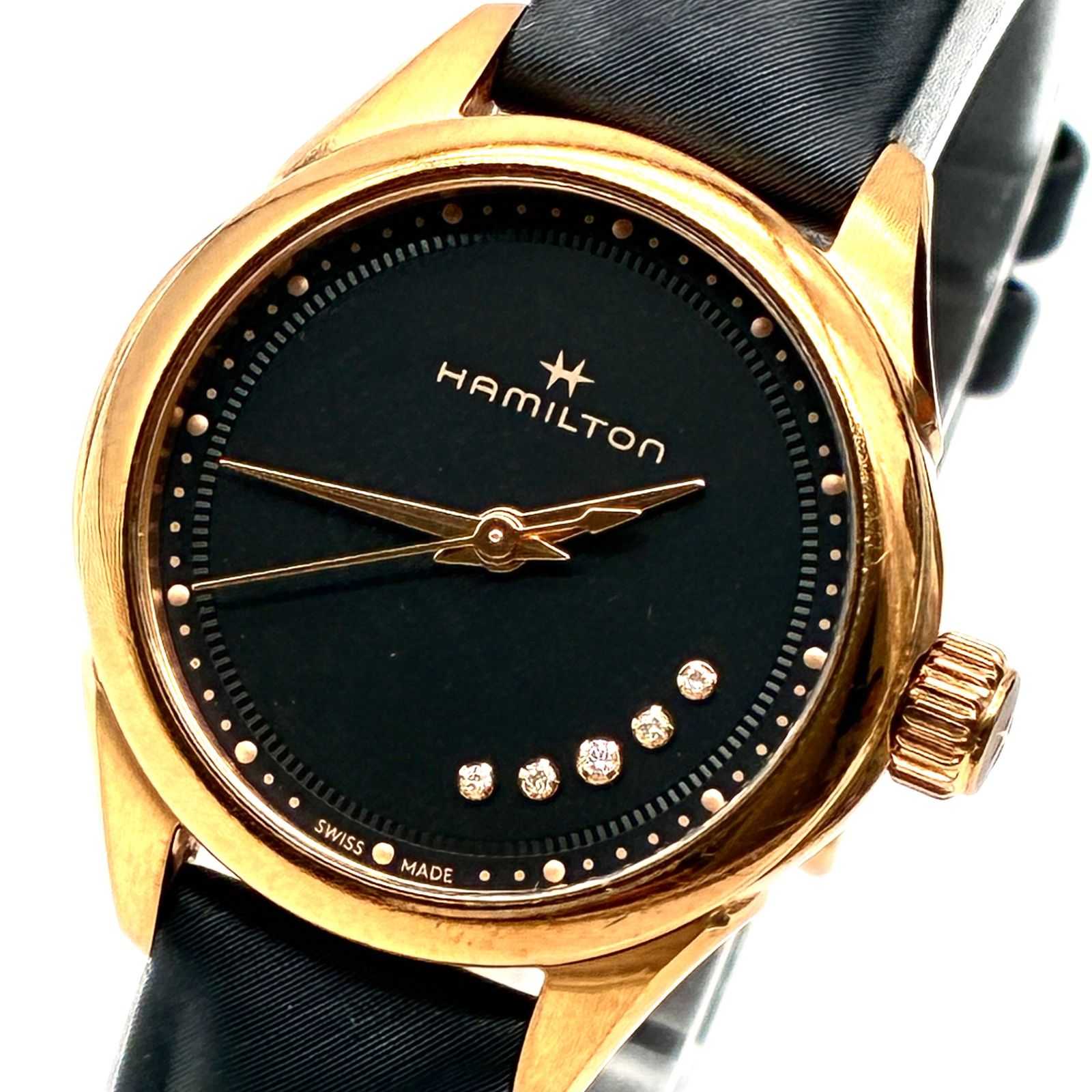 希少 美品 稼働品 Hamilton ハミルトン 腕時計 ジャズマスター レディ 