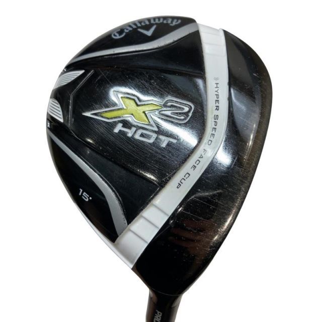 【中古】 キャロウェイ X2 HOT PRO 15° フェアウェイウッド FW Tour AD MT-7 (フレックスS) メンズ 男性用 右利き 右用 Cランク ゴルフクラブ