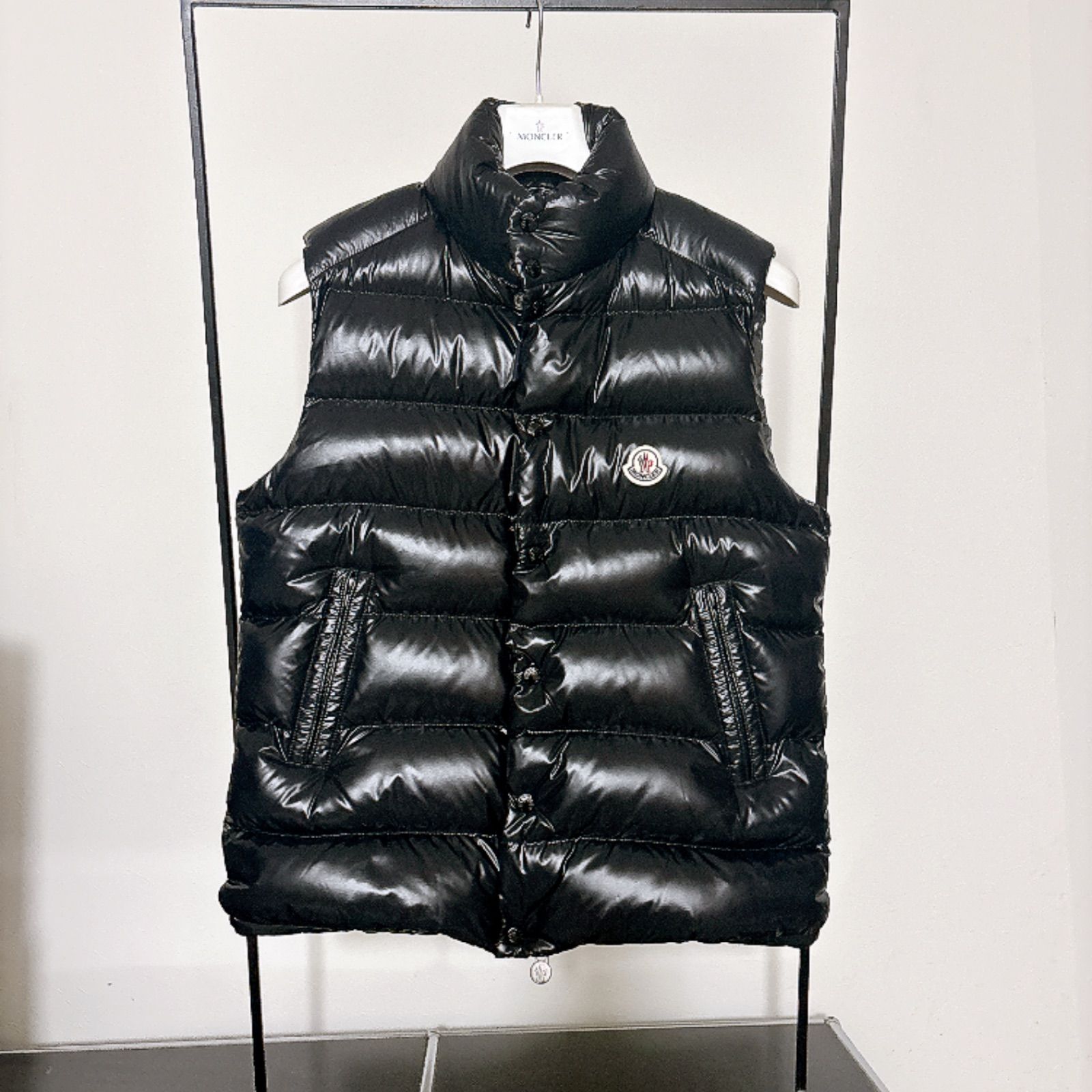 MONCLER☆ダウンベスト☆TIBB☆サイズ1☆ブラック☆2024年〜25年モデル