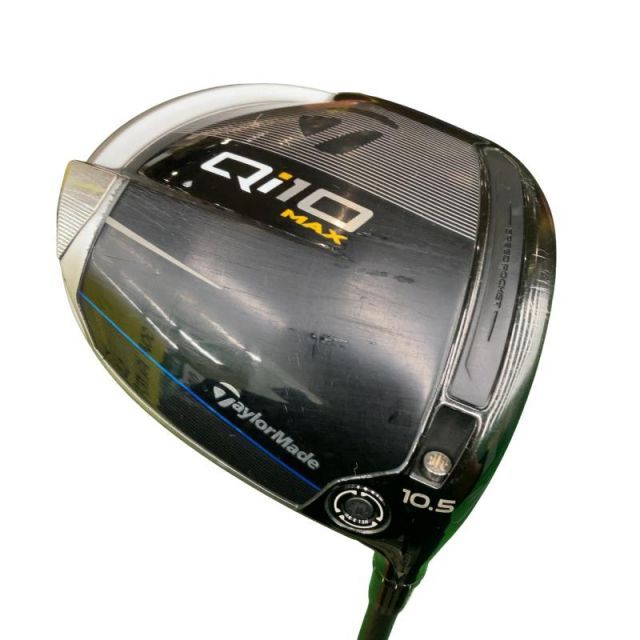 【中古】 テーラーメイド Qi10 MAX 10.5° ドライバー DR 純正特注シャフト (フレックスS) メンズ 男性用 右利き 右用 Cランク ゴルフクラブ