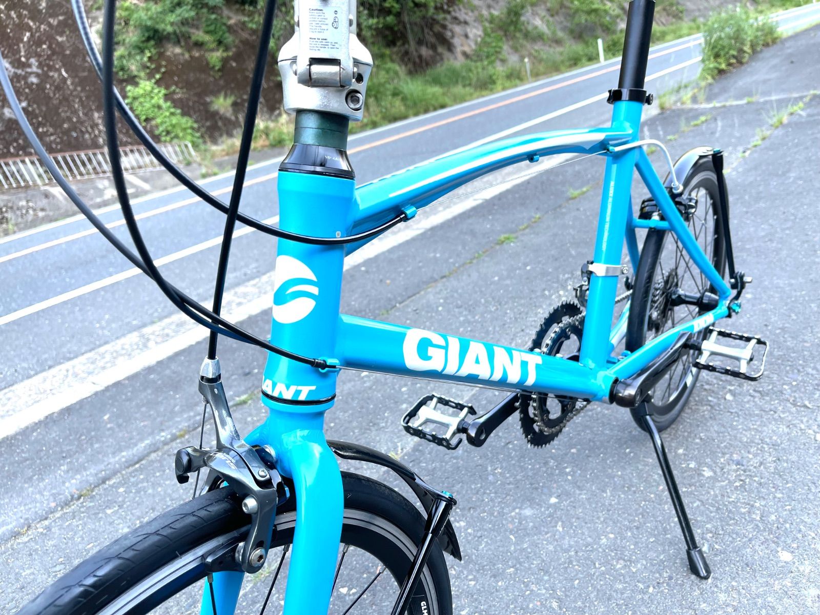 0383【即乘】送料無料 GIANT ミニベロ IDIOM M SHIMANO 2X9S 18速 小径