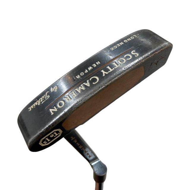 【中古】 タイトリスト SCOTTY CAMERON Tel3(トライレイヤード) NEWPORT LONG NECK パター PT Micro Step (フレックスその他) メンズ 男性用 右利き 右用 Dランク ゴルフクラブ