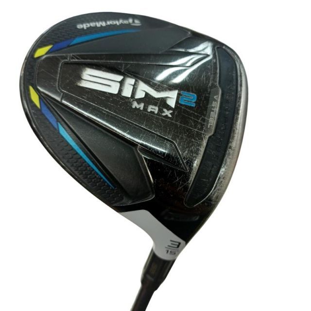 【中古】 テーラーメイド SIM2 MAX 3W フェアウェイウッド FW TENSEI BLUE TM50(SIM2 FW) (フレックスS) メンズ 男性用 右利き 右用 Cランク ゴルフクラブ