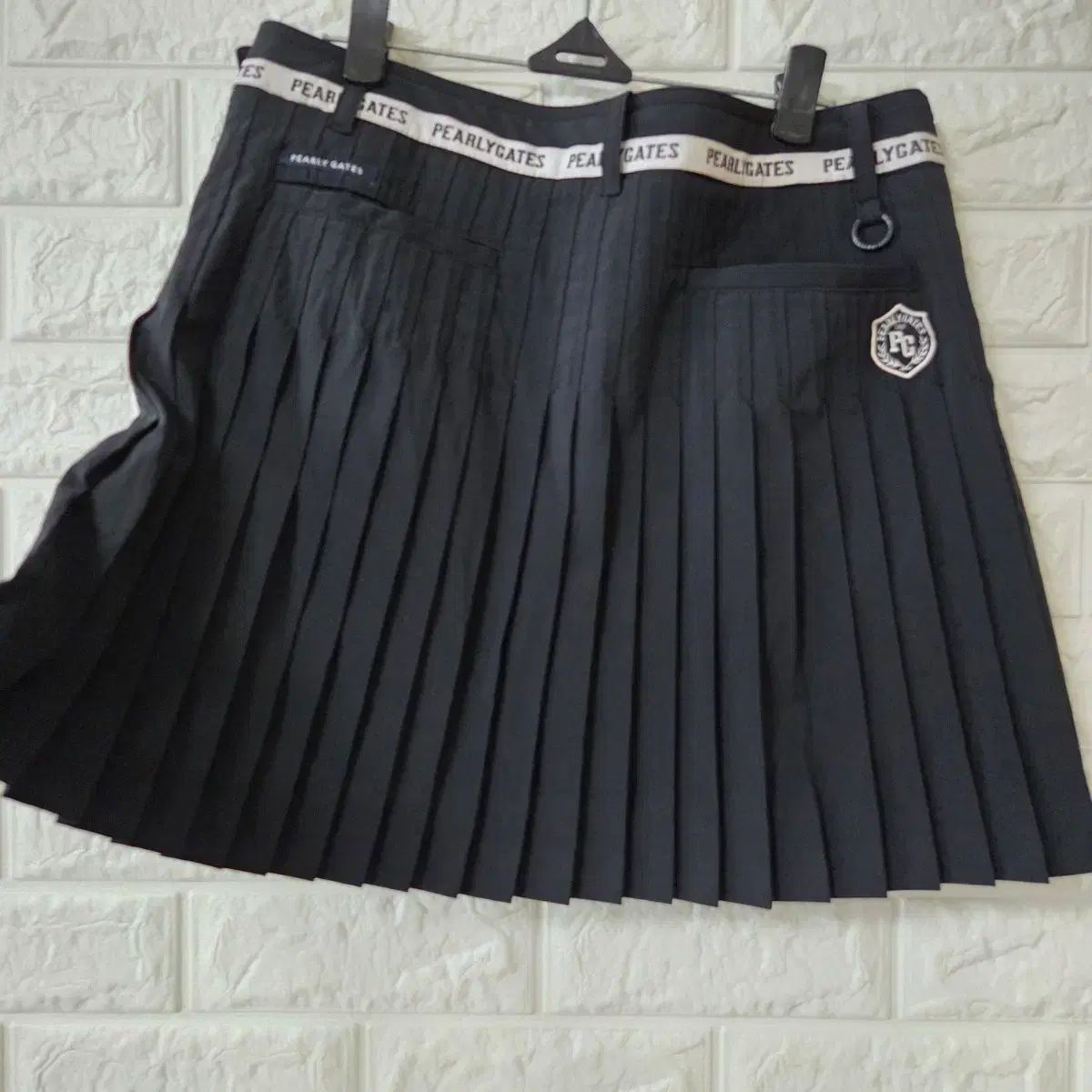 PEARLY GATES パーリーゲイツ　プリーツスカート　黒　サイズ1(M) パーリーゲイツ プリーツ スカート ブラック - メルカリ