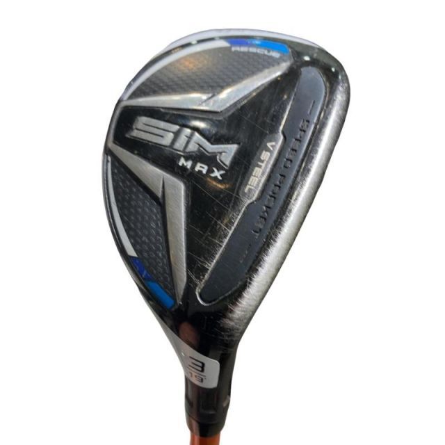 【中古】 テーラーメイド SIM MAX U3 ユーティリティ UT 純正特注シャフト (フレックスX) メンズ 男性用 右利き 右用 Cランク ゴルフクラブ
