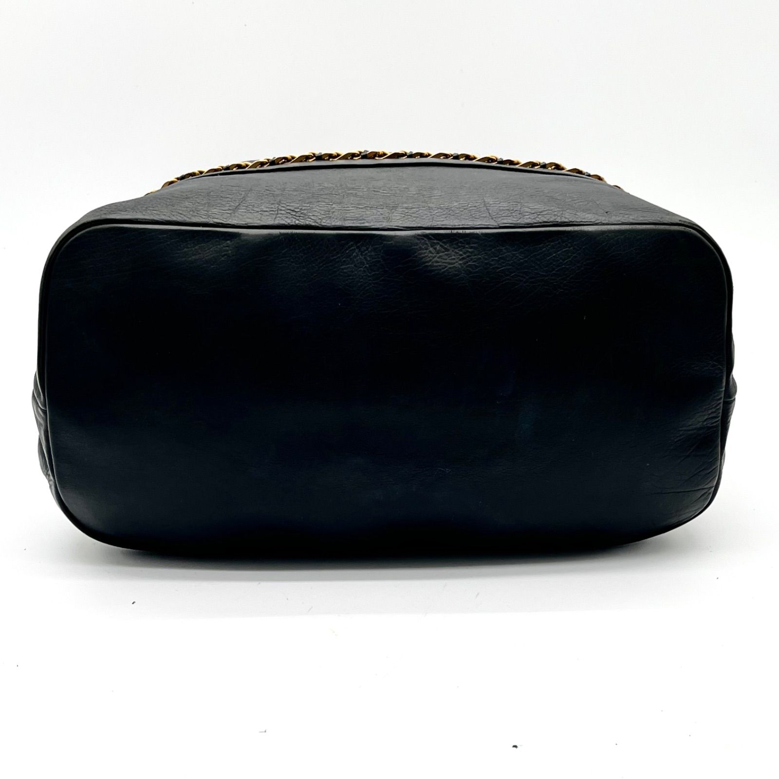 Auth Chloe Y2K Kira 2way Leather Tote Bag Shoulder Bag Black Auth Chloe Y2K Kira 2way Leather Tote Bag Shoulder Bag Black