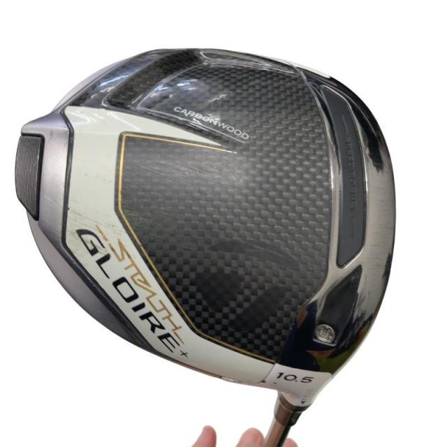 【中古】 テーラーメイド STEALTH GLOIRE+ 10.5° ドライバー DR Diamana GT50 (フレックスS) メンズ 男性用 右利き 右用 Cランク ゴルフクラブ