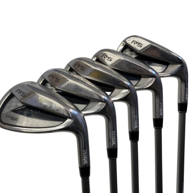 【中古】 プロギア RS チタンフェース 5S アイアンセット IR RS(アイアン) (フレックスSR) メンズ 男性用 右利き 右用 Cランク ゴルフクラブ