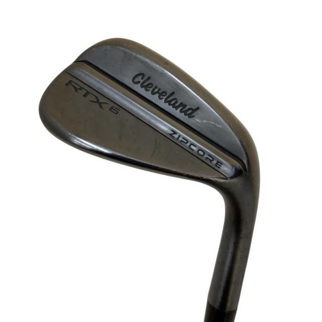 【中古】 クリーブランド Cleveland RTX-6 ZIPCORE ブラックサテン 48°/10° MID ウェッジ WG Dynamic Gold (フレックスS) メンズ 男性用 右利き 右用 Cランク ゴルフクラブ