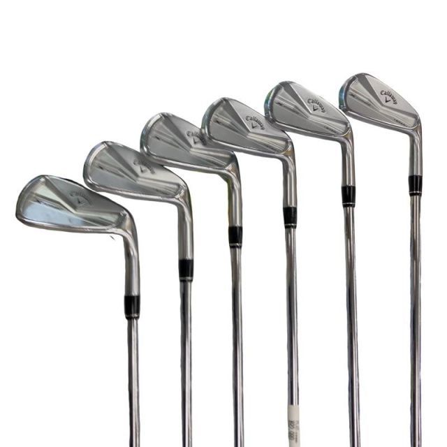 【中古】 キャロウェイ X FORGED STAR(2024) 6S アイアンセット IR 純正特注シャフト (フレックスR) メンズ 男性用 右利き 右用 Cランク ゴルフクラブ