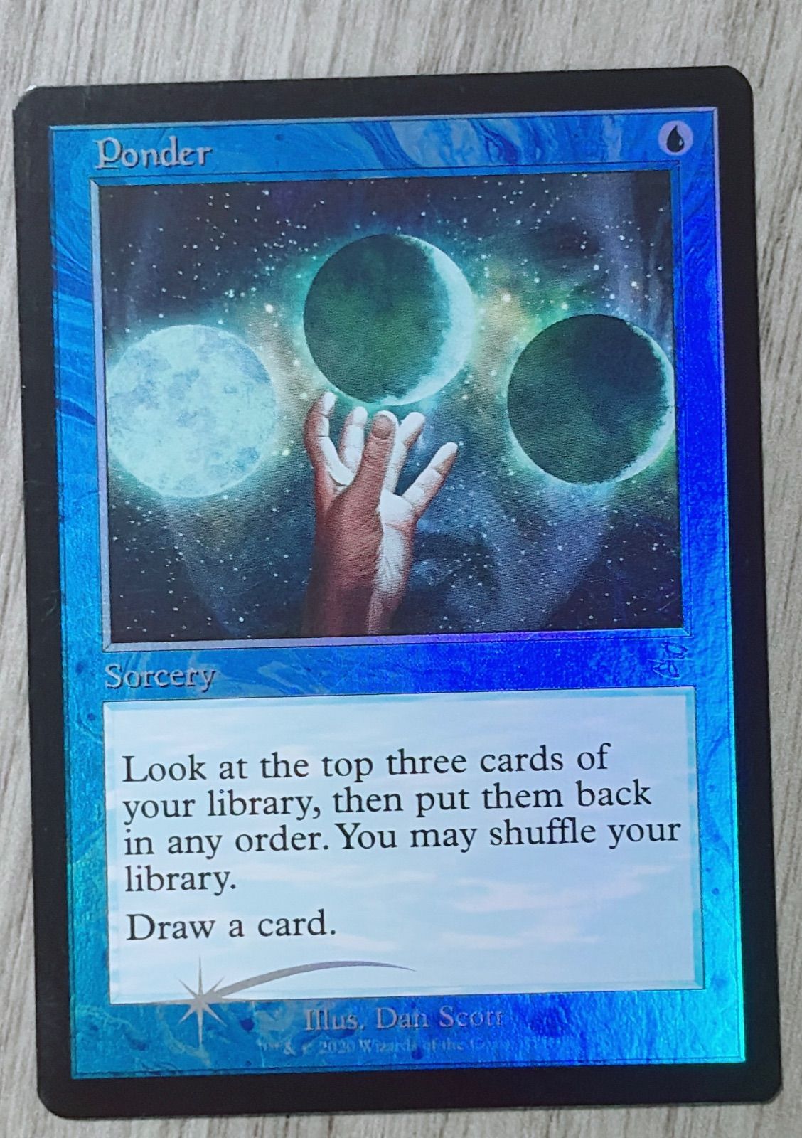 【MTG】思案/Ponder 旧枠foil 39,000円
