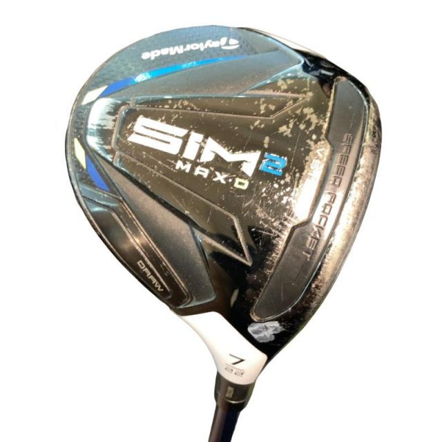 【中古】 テーラーメイド SIM2 MAX-D 7W フェアウェイウッド FW TENSEI BLUE TM50(SIM2 FW) (フレックスR) メンズ 男性用 右利き 右用 Cランク ゴルフクラブ