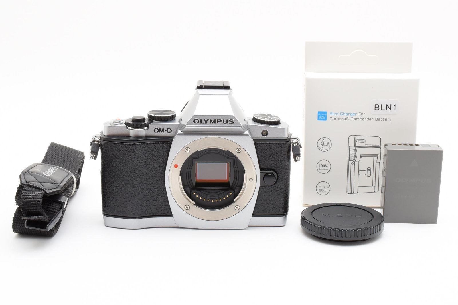 E01[7582A]15 オリンパス OLYMPUS OM-D E-M5 ボディ シルバー