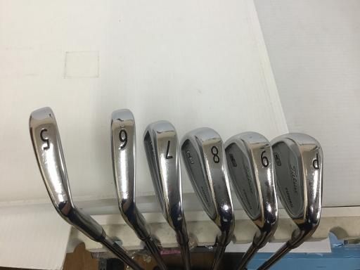 【中古】 タイトリスト Titleist CB 718 6S アイアンセット IR AMT TOUR WHITE (フレックスS) メンズ 男性用 右利き 右用 Cランク ゴルフクラブ
