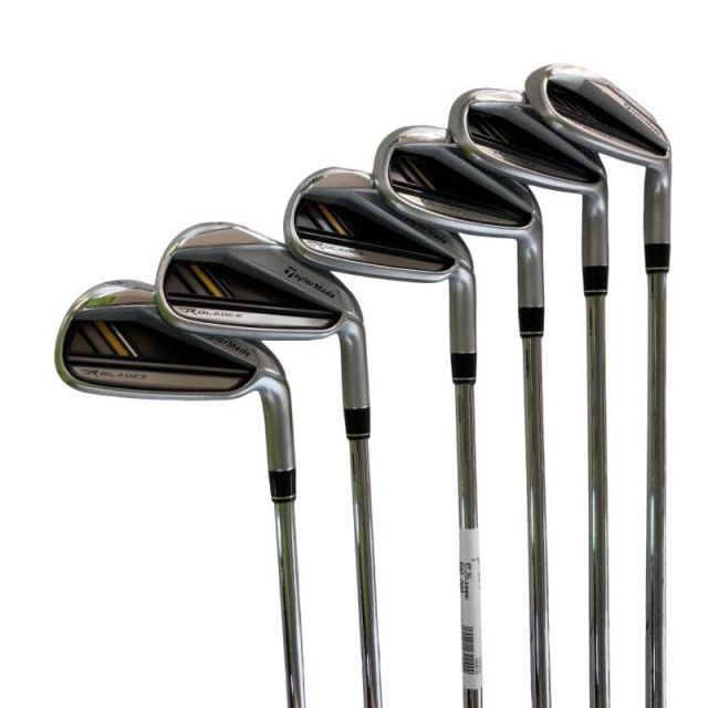 【中古】 テーラーメイド ROCKET BLADEZ 6S アイアンセット IR KBS C-TAPER 90 (フレックスS) メンズ 男性用 右利き 右用 Cランク ゴルフクラブ