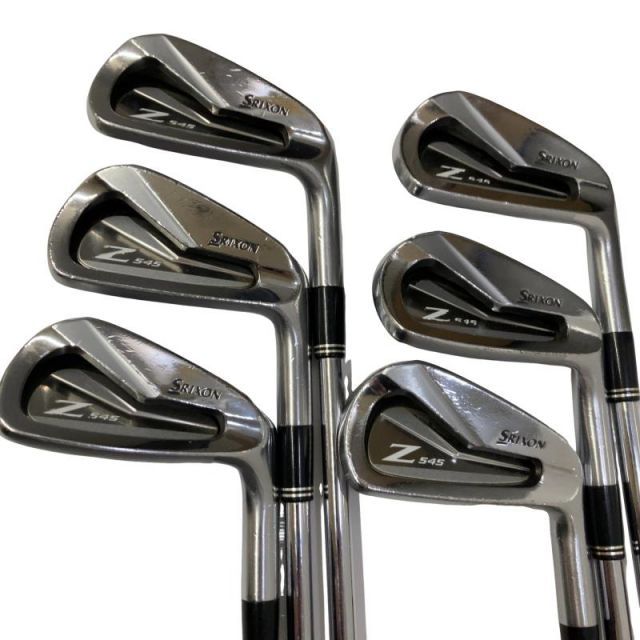 【中古】 ダンロップ SRIXON Z545 6S アイアンセット IR NS PRO 980GH D.S.T (フレックスS) メンズ 男性用 右利き 右用 Cランク ゴルフクラブ