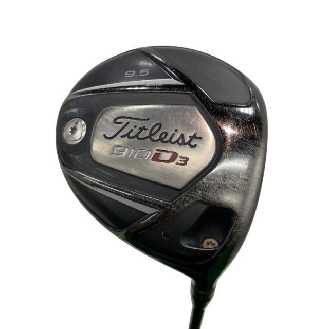 【中古】 タイトリスト 910 D3 9.5° ドライバー DR 純正特注シャフト (フレックスS) メンズ 男性用 右利き 右用 Cランク ゴルフクラブ